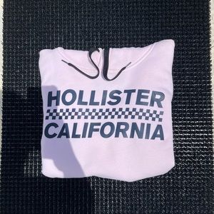 Hollister pink hoodie